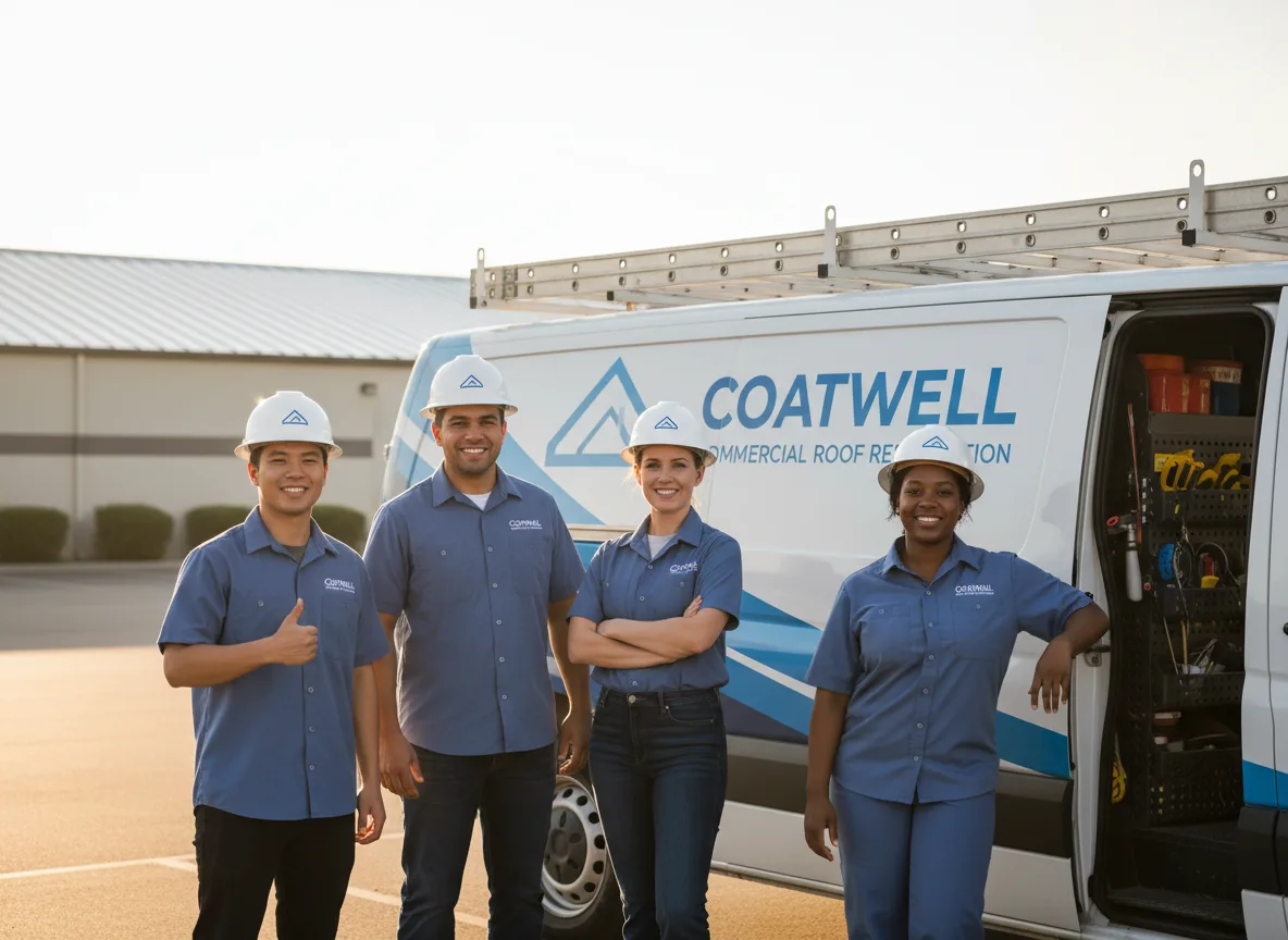 Commercial roof coating company in Ormsby, MN